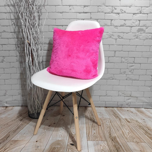 Capas De Almofadas De Pelucia Pink Pelo Curto Luxo 40x40