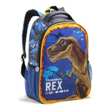 Mochila Infantil Dinossauro Rex Escolar Costas Seanite G