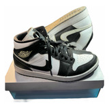 Jordan 1 Mid Se Black-white