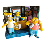 Diorama Bar De Moe De Los Simpson Con Sonido Y Personajes