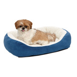 Midwest Homes For Pets Cama Cuddle, Azul, Mediana