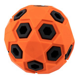 Juguete Pelota Dispensador Doble Grosor Para Perro Mr Wuff Color Naranja Oscuro Bh506no