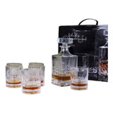 Juego De Botella Whisky 750 Ml & 6 Vasos 320 Ml