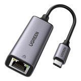 Ugreen Adaptador Usb C 3.1 Gen1 P/ Rj45 Gigabit 10/100/1000