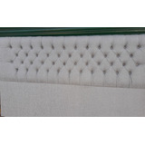 Respaldo King Size Con Capitone Chenille