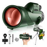 Telescopio Monocular Hd Con Soporte Para Teléfono Y Trípode