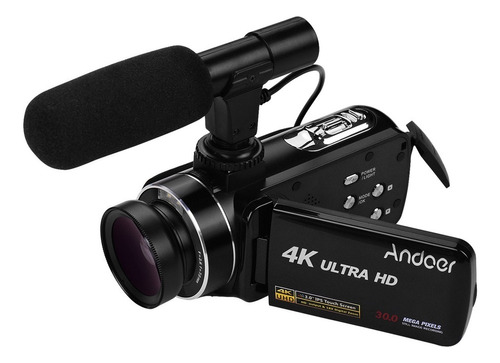 Videocámara Digital Andoer 4k Profesional