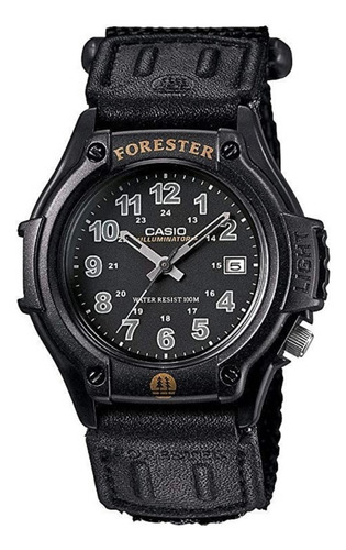 Relógio Casio Original Forester Preto Velcro Modelo Ft 500