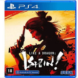 Jogo Ps4 Like A Dragon Ishin Sega