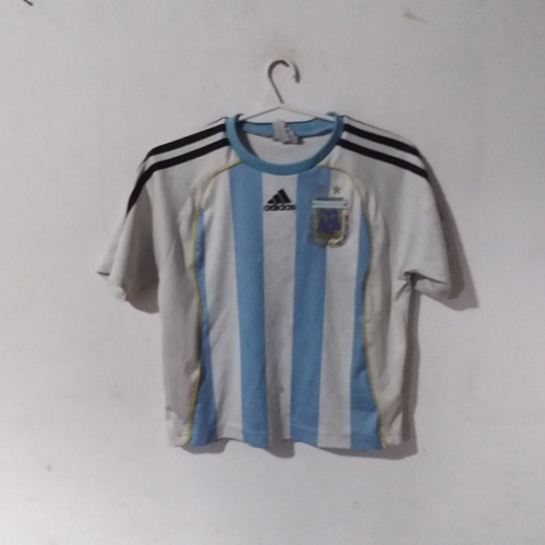 Camiseta Seleccion Argentina 2007 adidas Talle Niño Detalles