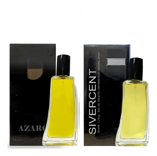 Kit 2 Perfume Compatível N15 Azaro E N06 Sivercent Importado