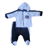 Conjunto Bebé Plush 0a3 Meses Colo-colo