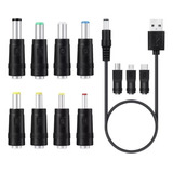 Cabo De Carregamento 11 Em 1 5v Usb Para Dc 5,5x2,1mm