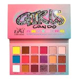 Paleta Sombras 18 Tonos Girls Maquillaje - g a $125