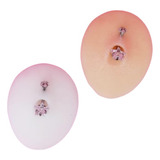 Ombligo Y Pezon De Silicona Para Exhibir Pearcing