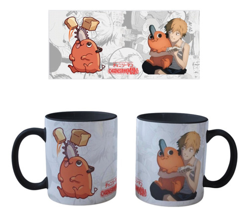 Taza Magica  De Pochita Chainsaw Man Personalizado Mug