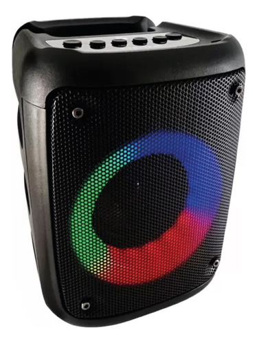 Caixa De Som Bluetooth Rgb Wireless Speaker C/ Suporte Kts-1