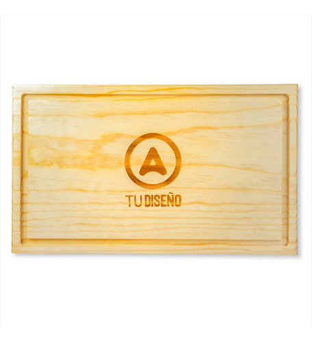 Tabla Parrillera Madera Personalizada Grabada Restaurante