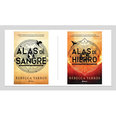 Pack Alas De Hierro Y Alas De Sangre De Rebecca Yarros, De Rebecca Yarros. Empíreo, Vol. 1. Editorial Planeta, Tapa Pasta Blanda, Edición 1 En Español, 2024 | Envío gratis