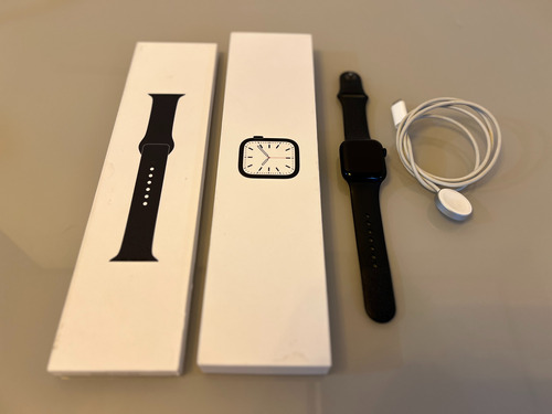 Apple Watch Series 7 (gps, 41mm) - C/ 2 Pulseiras Meia-noite