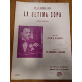 La Ultima Copa Canaro Caruso Tango Partitura