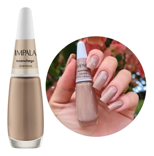 Esmalte Impala Coleção Nude Aconchego Clássico Lançamento