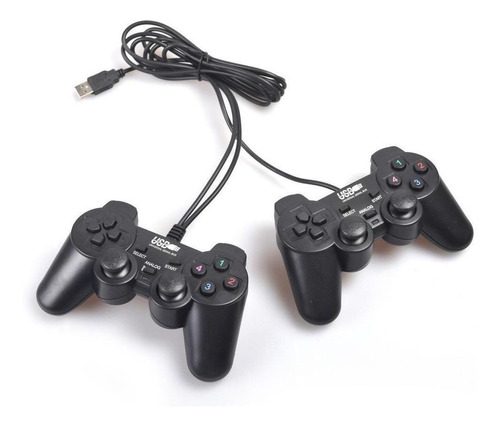 Pack Kit 2 Joystick Control Mando Analogico Usb Pc Consolas 