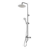 Regadera De Baño Ducha Columna Exterior Monocrontol Torre Cromada Teleducha Femmto