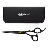 Style.cut Tijera Black Curva Microdentada Pelo Estuche 6 3c