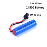 Bateria 3.7v 500mah  Para Carrinho De Controle Modelo 14500