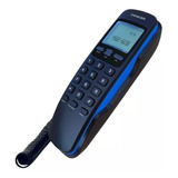 Teléfono Fijo Panacom Pa-7580 Negro Y Azul