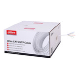 Bobina Cable Utp Dahua Pfm923i6 - 100% Cobre 305m Cat6 Acc Color Blanco