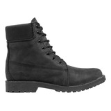 Botas Borcegos Hombres Cuero Nobuck Caña Alta Hombre Bourbon