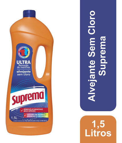 Alvejante Sem Cloro Ultra Remoçao 1,5l Suprema