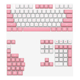 129 Teclas Pbt Keycaps Jsa Profile Double Shot Gatinha