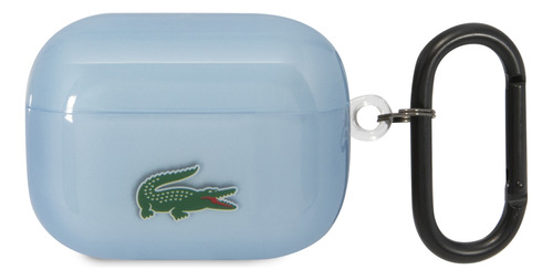 Funda Lacoste Logo Cocodrilo Para Airpod Pro Azul