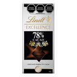 2 Pack Barra De Chocolate 78% Cacao Excellence Lindt 100