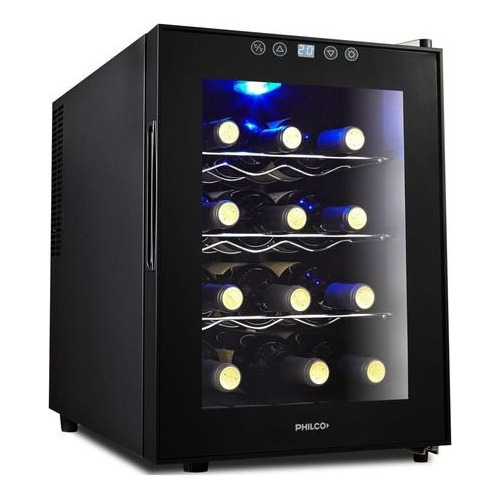 Cava Termoeléctrica Philco 12 Botellas Phcav012n Negra