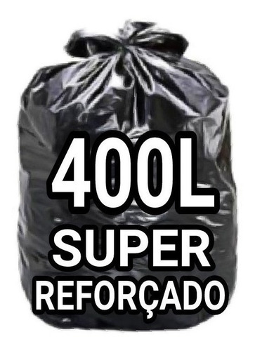 Sacos De Lixo 400 Litros  Super Reforçado 100 Un Fabricante