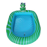 Piscina Frog Play Para Niños Pequeños, Pvc Engrosado