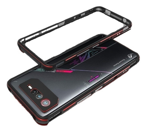 Capa Para Asus Rog Phone 7 6 Pro, Estrutura De Alumínio E Me