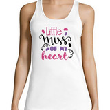 Musculosa Frase Little Miss Of My Heart Pequeña