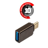 Adaptador Usb-c/usb 3.0 Com Função Otg, Preto - Kit Com 10