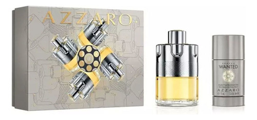 Azzaro Wanted Edt 100ml + Deostick 75ml Set Perfume Hombre