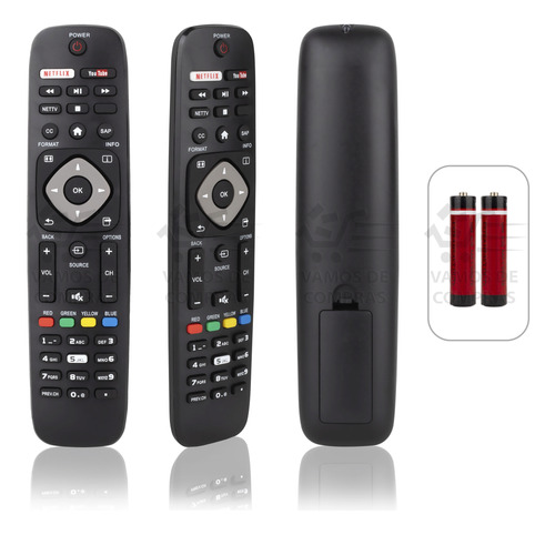 Control Compatible Philips Smart 40pf149 Netflix Y Youtube