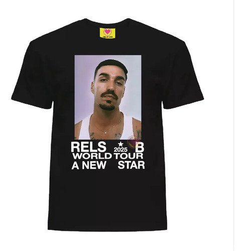Playera Rels B A New Star Tour Flakk Skinny M6 | Meses sin interés