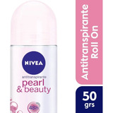 Desodorante Antitranspirante Roll On Pearl Beauty Nivea 50g