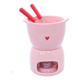 Conjunto Para Fondue Lamour Rosa 5 Peças 300ml Hauskraft