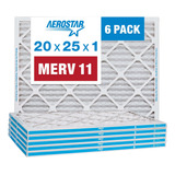 Aerostar Merv 11 - Filtro De Aire Plisado De 20 X 25 X 1 Pul