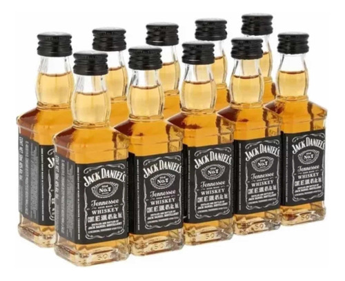 Miniaturas Jack Daniels Whisky X 80 Unidades
